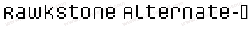 Rawkstone Alternate字体转换